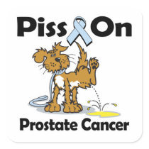 Piss On Prostate Cancer Stickers
