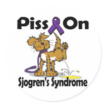 Piss On Sjogrens Syndrome Sticker