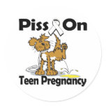 Piss On Teen Pregnancy stickers