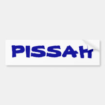 PISSAH BUMPER STICKERS