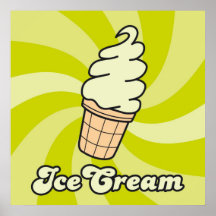 pistacia ice cream posters