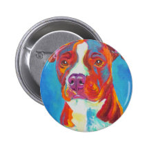 Pit Bull #8 Button