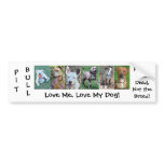 Pit Bull - Deed Not Breed Bumper Sticker bumper stickers