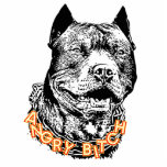 Pit Bull madness photo sculptures