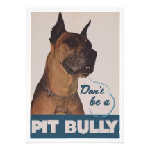 Pit Bull Personalized Announcement