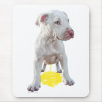 Pit Bull Puppy Piddles OOPS Mouse Pad