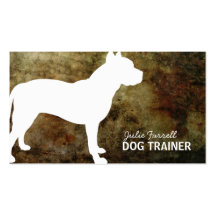 Pit Bull Staffy Pet Realated Business Cards