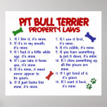PIT BULL TERRIER PL2 PRINT