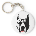 Pit Bull with Lipstick keychains