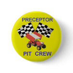 pit crew pinback button