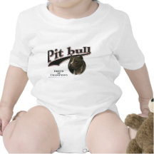 Pitbull Baby Bodysuits
