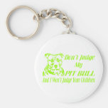 PITBULL DON'T JUDGE KEYCHAINS