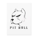 Pitbull draw postcards