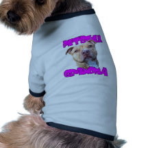 Pitbull Grandma Dog T Shirt
