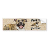 PitBull Grandpa - Tigger Bumper Stickers