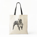 Pitbull greys tote bags