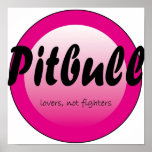 pitbull lovers poster posters