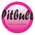 pitbull lovers stickers