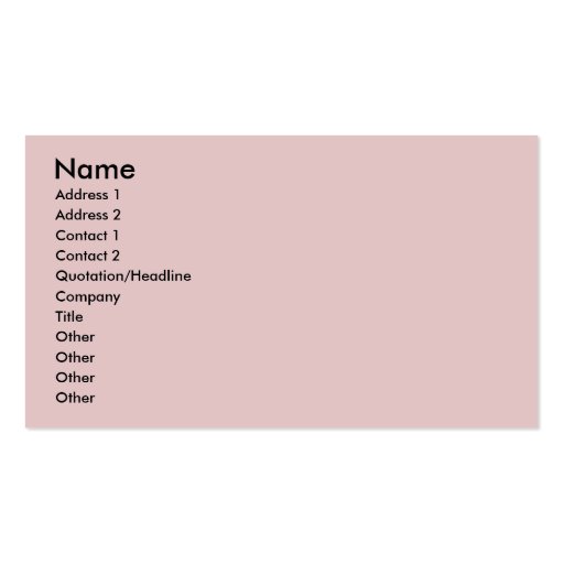 Pitbull MOM Business Cards