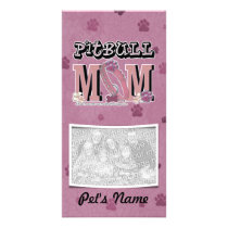 Pitbull MOM Photo Card Template