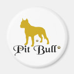 PITBULL PAWS FRIDGE MAGNETS