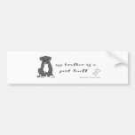 PitBullFullBodyGrBrother Bumper Stickers