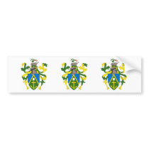 Pitcairn Islands Coat of Arms Bumper Sticker