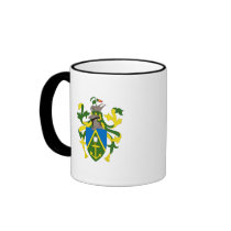 Pitcairn Islands Coat of Arms Mug