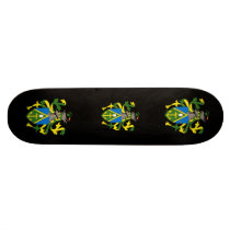 Pitcairn Islands Coat of Arms Skate Boards