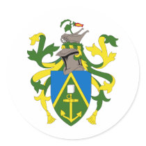 Pitcairn Islands Coat of Arms Sticker