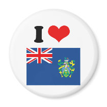 Pitcairn Islands Flag Magnets