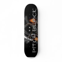 pitch black skate board decks