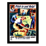 Pitch In And Help Postcards