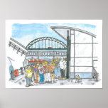 pitcher and piano - quayside poster