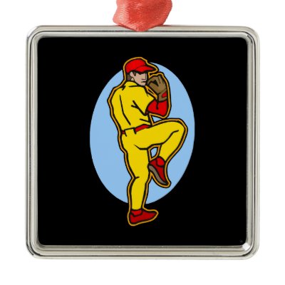 pitcher Christmas Tree Ornaments
