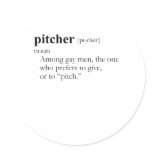 PITCHER STICKER