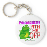 Pithed off frog keychain