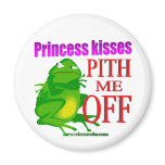 Pithed off frog fridge magnets