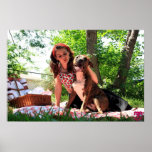Pittie Picnic Poster