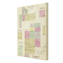 Pittsburg, Walnut, Beulah, and Lichfield, Kansas Gallery Wrap Canvas