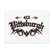 Pittsburgh 412 post card