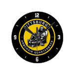 Pittsburgh Armchair Quarterback Wall Clock