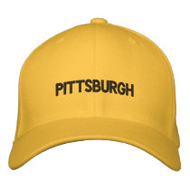 PITTSBURGH EMBROIDERED HATS