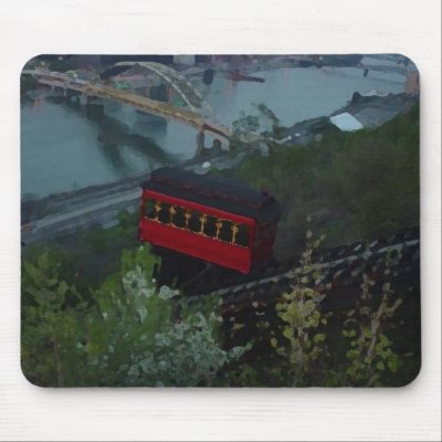 Pittsburgh Incline Mouse Mats by jacinto888