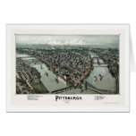 Pittsburgh, PA Panoramic Map - 1902 Cards