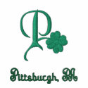 Pittsburgh, PA Shamrock Irish Polo Shirt embroidered shirts