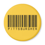 Pittsburgher Barcode Magnets