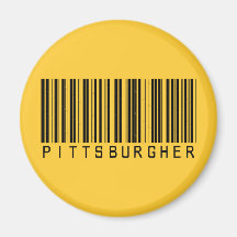 Pittsburgher Barcode Magnets
