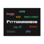 Pittsburghese postcards