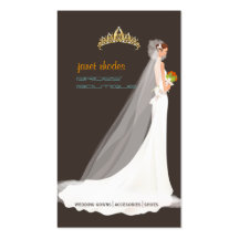 PixDez brides' boutique/dark taupe/teal/orange Business Card Templates